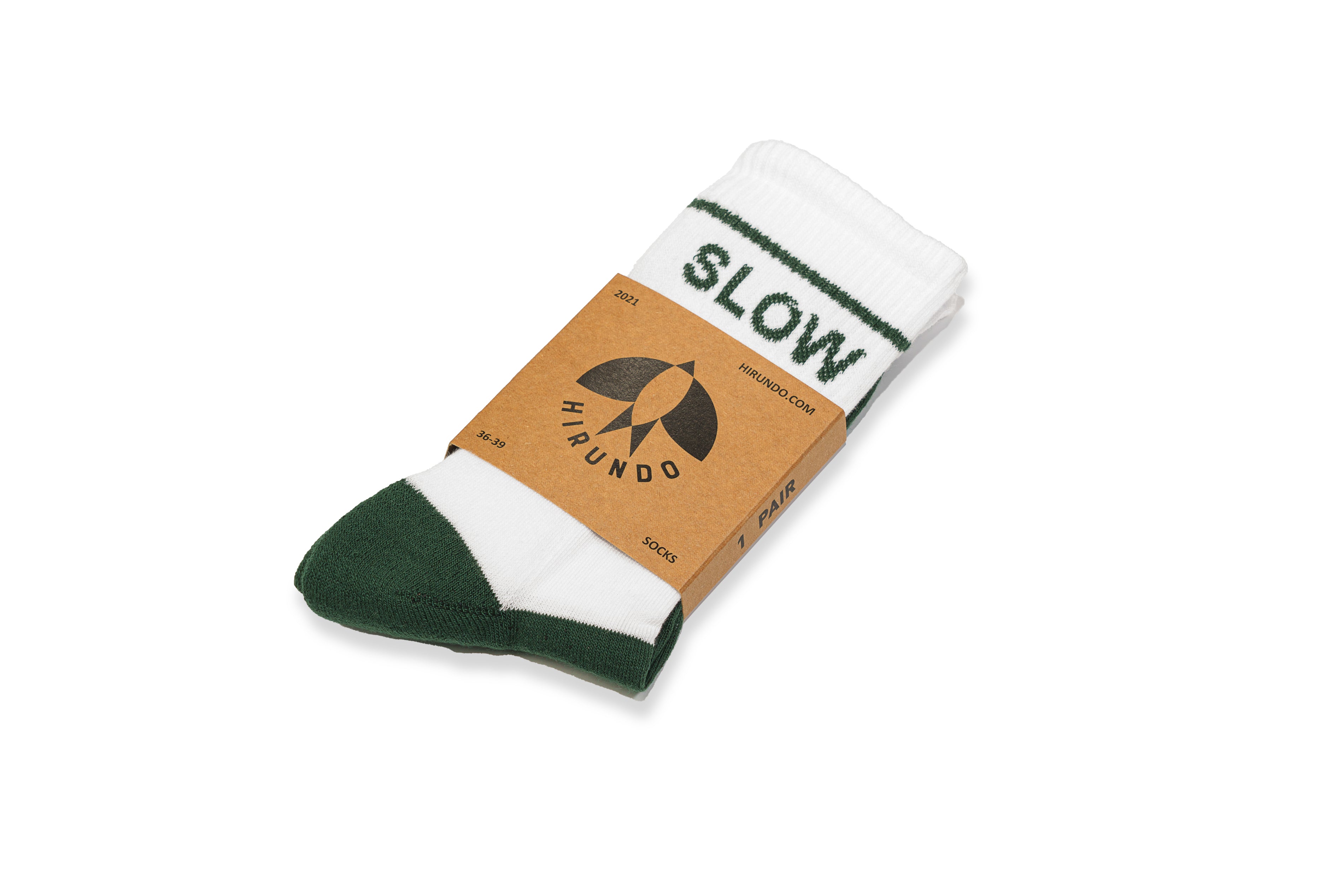 Slow Down Socks - Olive Green