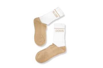 Slow Down Socks - Almond